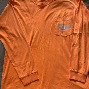 Like new from Pink love this color of orange size Large